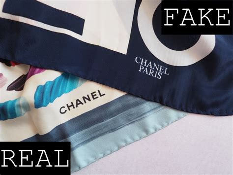 authentic chanel scarf tag|chanel counterfeit logo.